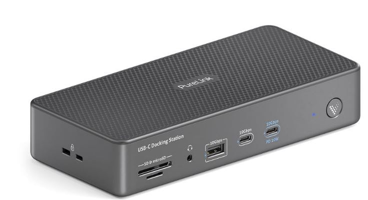PureLink Vuelogic - 15-in-1 USB-C Docking Station D220 - Dreifach-Display PureLink Vuelogic - 15-in-1 USB-C Docking Station D220 - Dreifach-Display